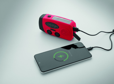 Логотрейд pекламные cувениры картинка: Portable radio SOS with LED torch