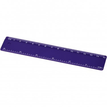 Logotrade profilprodukter bild: Renzo 15 cm plastlinjal