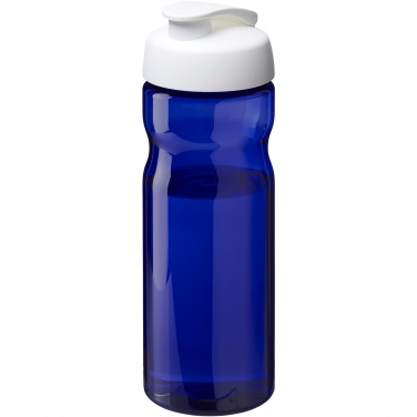 Logotrade reklamprodukter bild: H2O Active® Eco Base 650 ml sportflaska med uppfällbart lock