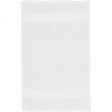 Logotrade reklamprodukter bild: Sophia handduk av 450 g/m² bomull, 30 x 50 cm