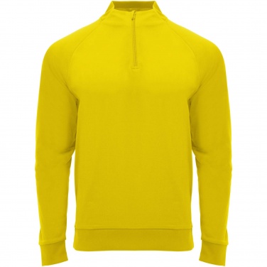 Logotrade presentreklam bild: Epiro långärmad sweatshirt med kvartslång dragkedja för barn