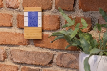 Logotrade reklamprodukter bild: Utah väderstation RCS rplast & bambu