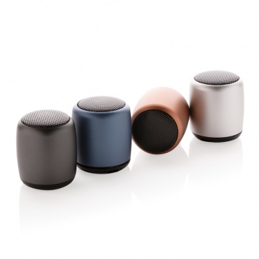 Logotrade kampanjprodukter bild: Mini aluminium trådlös högtalare