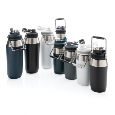 Logotrade profilprodukter bild: Vakuumflaska i S/S, lock med dubbelfunktion, 500ml