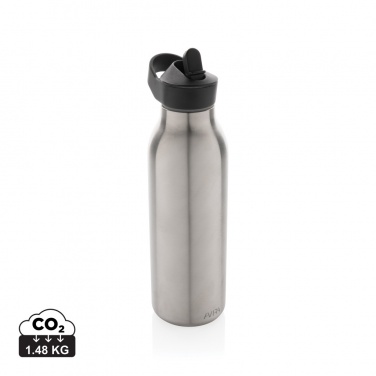 Logotrade profilprodukter bild: Avira Ara fliptop vattenflaska 500ml RCS Re-steel
