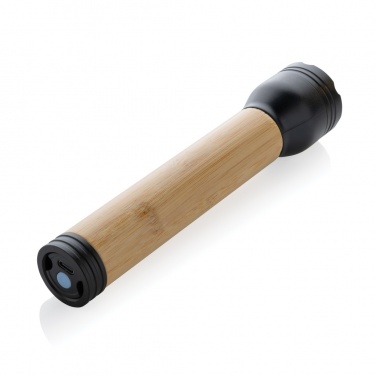 Logotrade reklamprodukter bild: Lucid 5W ficklampa RCS certifierad återvunnen plast & bambu