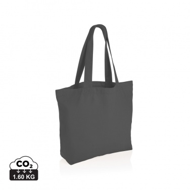 Logotrade profilreklam bild: Impact Aware™ shoppingkasse m/ficka 240 gsm ofärgad rcanvas
