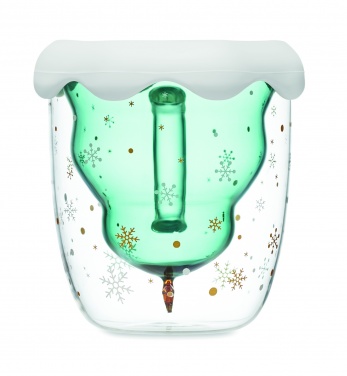 Logotrade presentreklam bild: Dubbelväggig mugg av borosilika