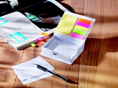 Logotrade presentreklam bild: Noteringsblock och post-it