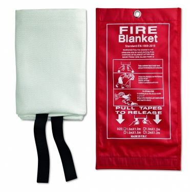 Logotrade profilreklam bild: Brandfilt i fodral 100x95cm