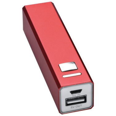 Logotrade profilprodukter bild: Powerbank i metall PORT HOPE 2200mAh