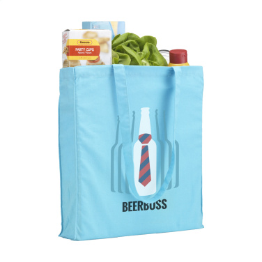 Logotrade presentreklam bild: Color Square Bag (160 g/m²) bomullspåse