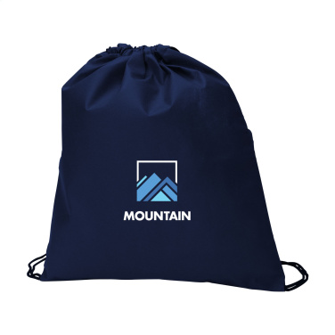 Logotrade profilprodukter bild: Non-Woven Promobag GRS RPET ryggsäck