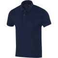 Akoya unisex polo av återvunnen frotté, Marin