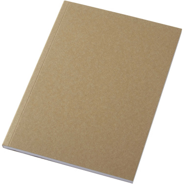 Logotrade reklamprodukter bild: Novella Austen A5 anteckningsbok med återvunnet mjukt omslag med kraftpapper, 50 ark 