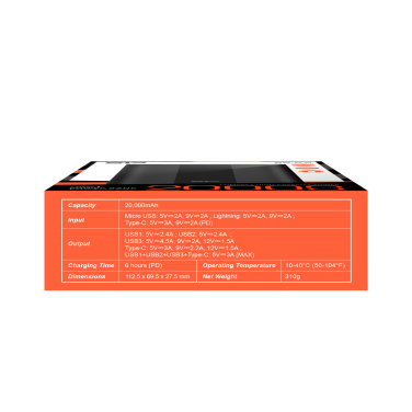 Logotrade profilreklam bild: POWER BANK SILICON POWER QP55 10000 MAH
