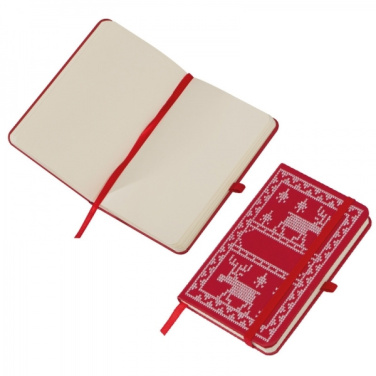 Logotrade profilprodukter bild: A6 anteckningsbok med julmotiv