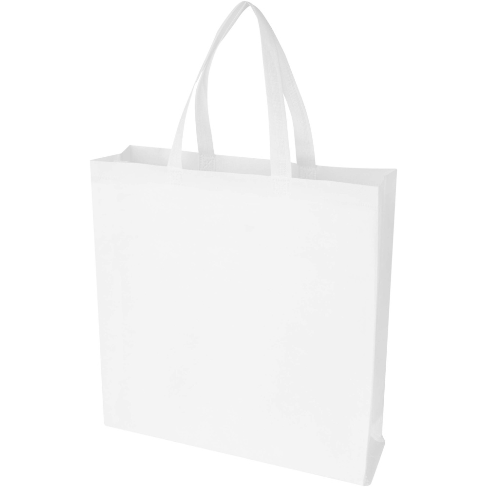 Logotrade kampanjprodukter bild: EcoSeal tygväska med bottenveck av GRS-certifierat återvunnet nonwoven, 12 l
