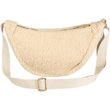 Logotrade profilreklam bild: Bear midjeväska av GRS-certifierat återvunnet sherpa-material, 3 l
