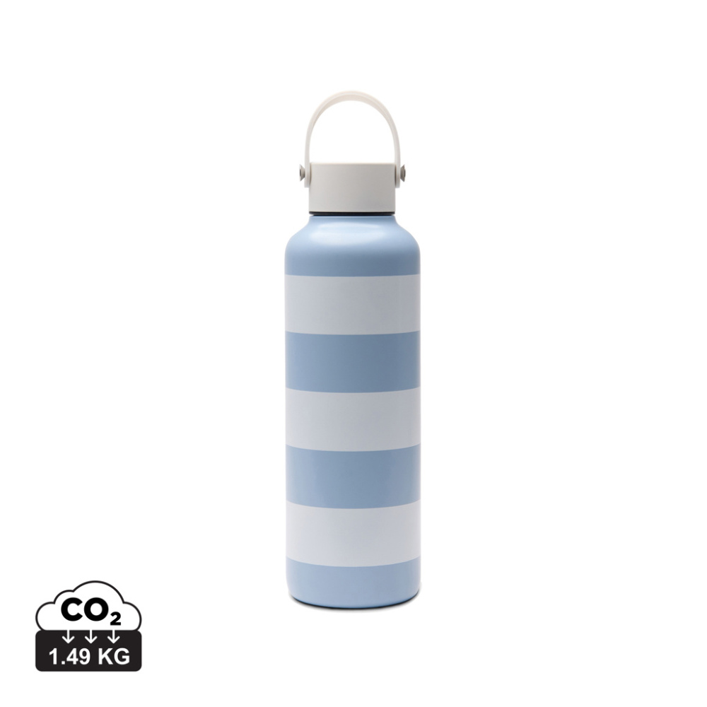 Logotrade reklamprodukter bild: VINGA Lagoa RCS återvunnet stål flaska 600 ML
