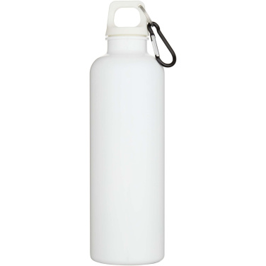 Logotrade reklamprodukter bild: Oregon 750 ml vattenflaska av återvunnen RCS-plast med karbinhake