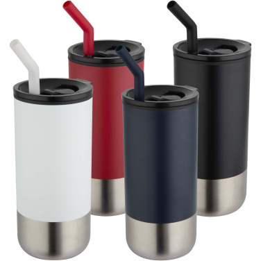 Logotrade profilprodukter bild: Grayson 480 ml RCS-återvunnen isolerad termos med sugrör
