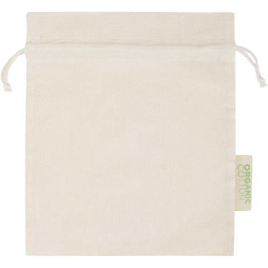 Logotrade kampanjprodukter bild: Odisha 140 g/m² presentpåse av ekologiskt OCS-material – 30 x 25 cm