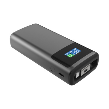 Logotrade reklamprodukter bild: Quantom RCS ultrasnabb PD45W 10.000mAh powerbank med display