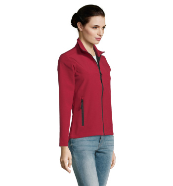 Logotrade profilprodukter bild: RACE DAM SOFTSHELL 280g