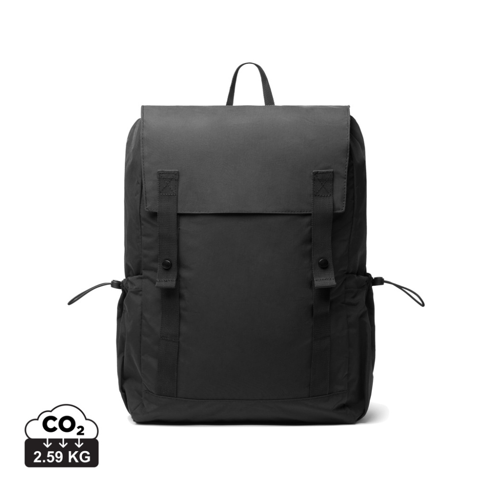 Logotrade presentreklam bild: KENTO URBAN RCS recycled nylon Vardagsryggsäck