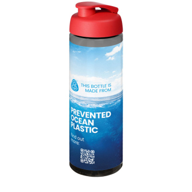 Logotrade profilprodukter bild: H2O Active® Eco Vibe 850 ml sportflaska med uppfällbart lock